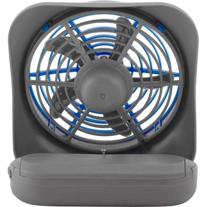 TREVA 5" Portable Volcano Fan - Gray