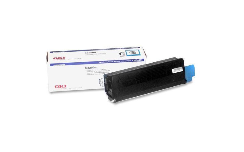 Oki Type C6 Original Toner Cartridge - LED - 1500 Pages - Cyan - 1 Each
