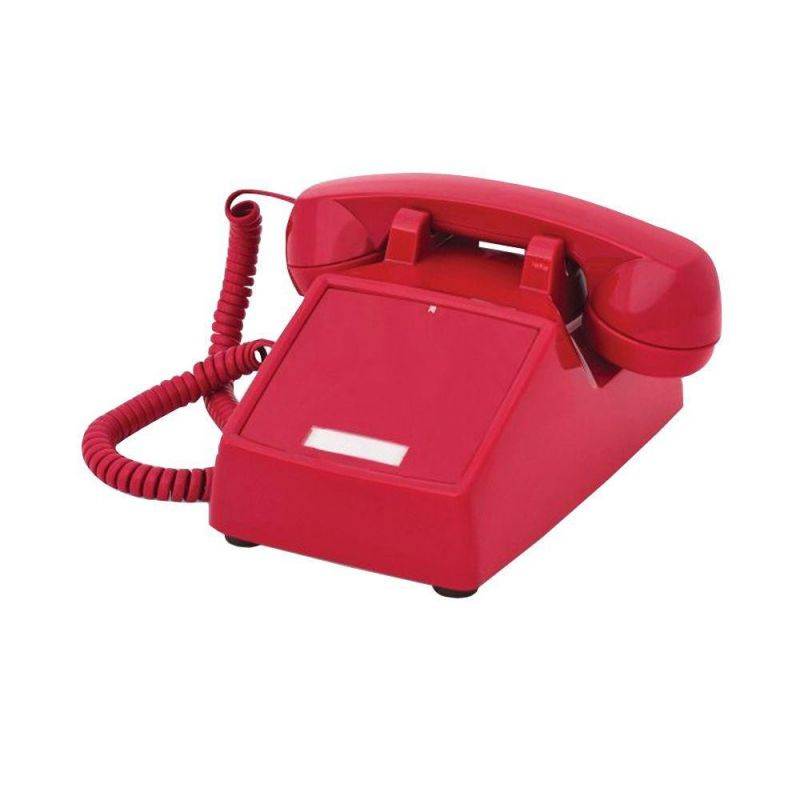 250047-VBA-NDL Red desk no dial