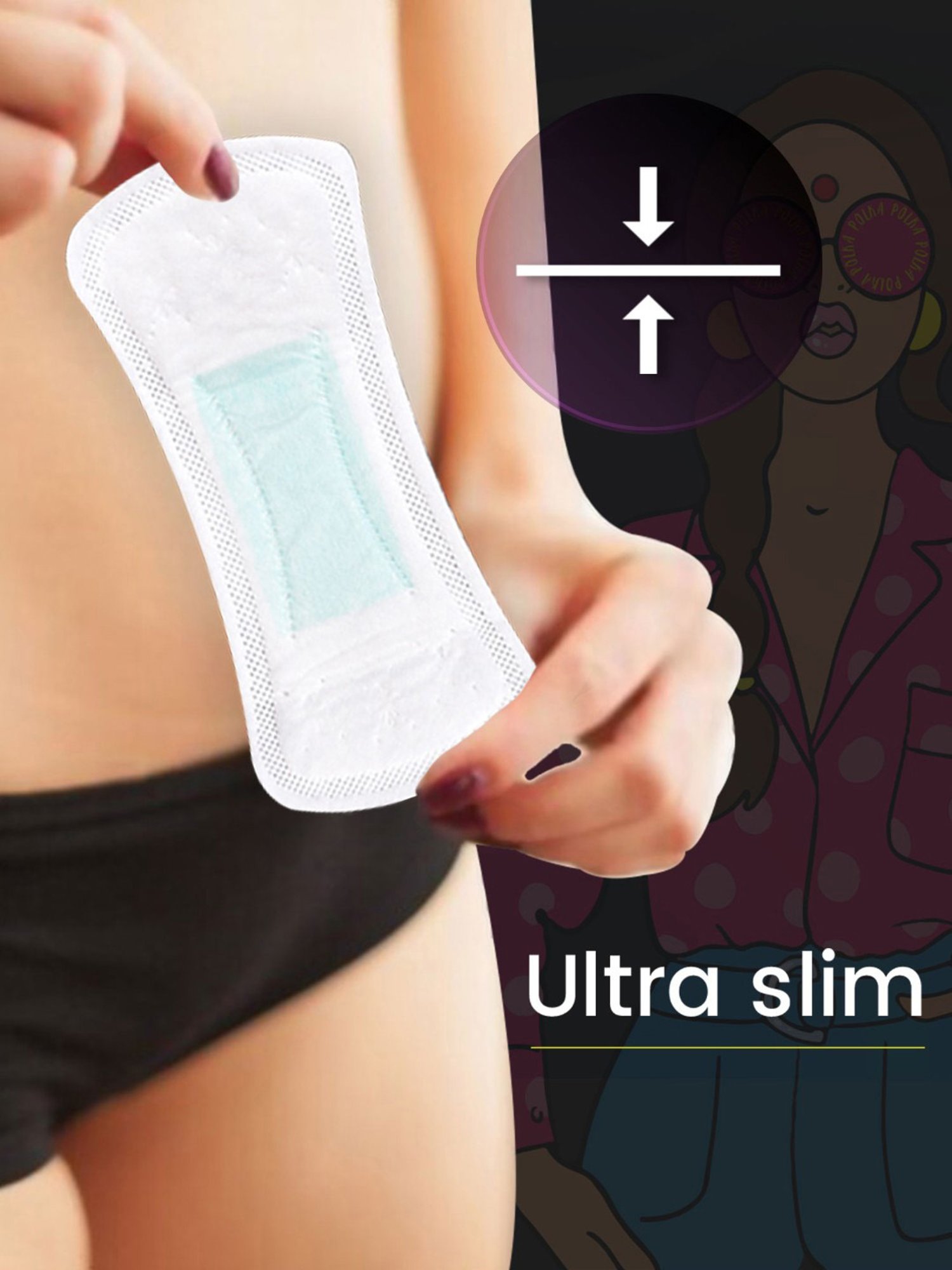 LAIQA Panty Liners (Pack of 3) XS - 60 Panty Liners