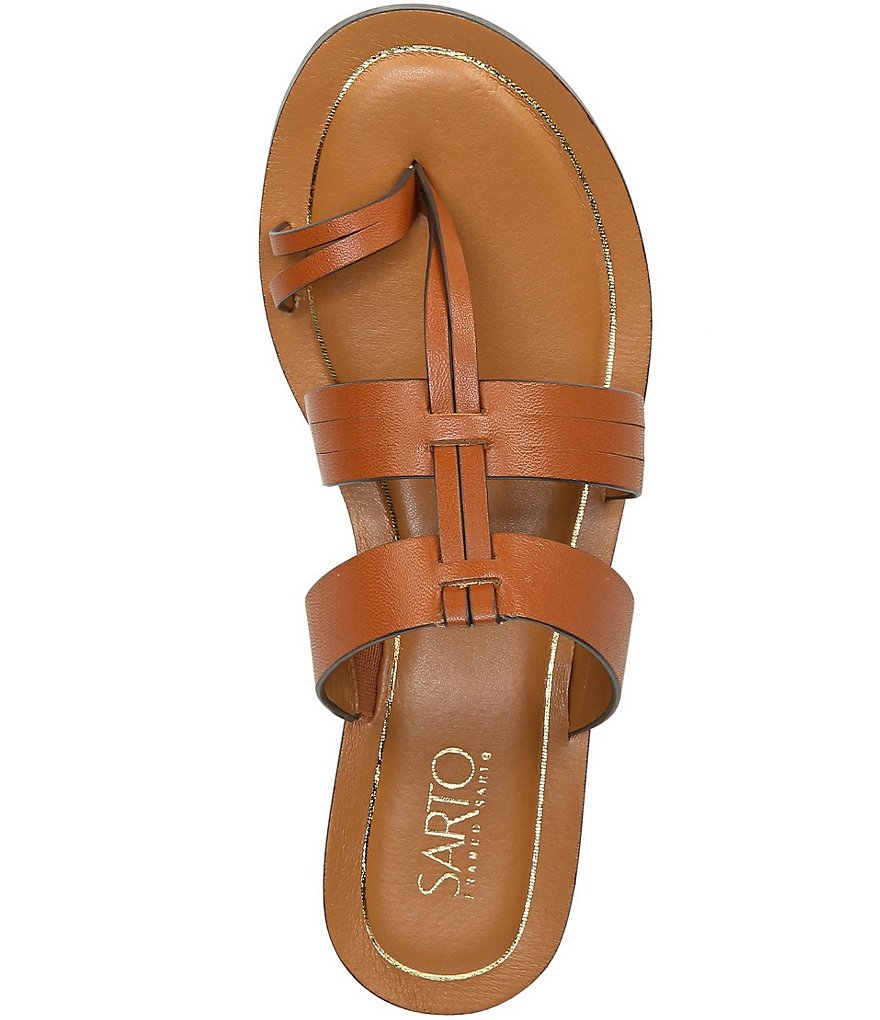 Sarto by Franco Sarto Tasha Leather Toe Ring Thong Sandals