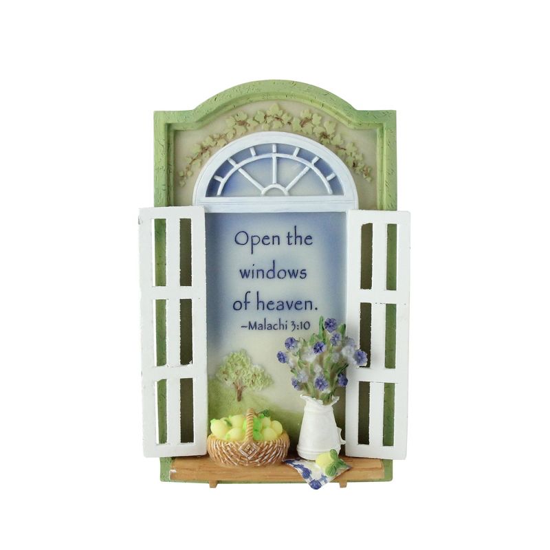 Roman Open The Windows of Heaven Bible Scripture Plaque #40863