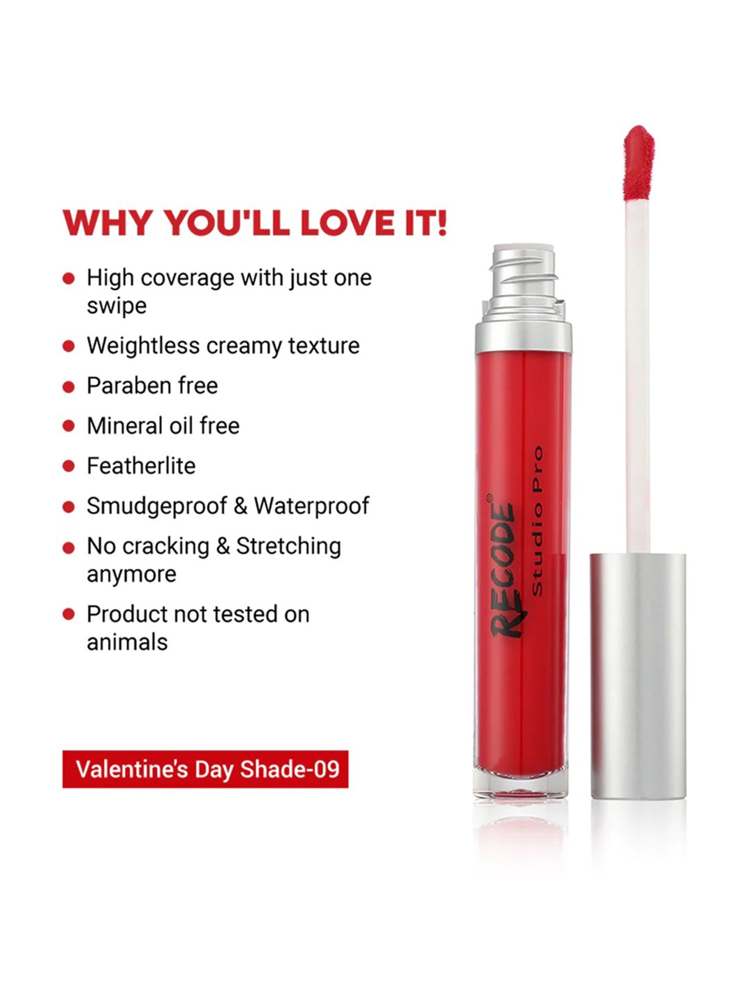 Recode Selfie Matte Liquid Lipstick Valentine's Day-09 - 6 ml