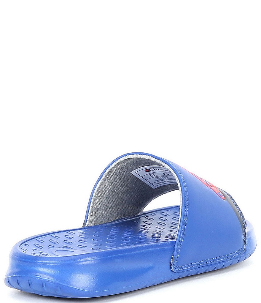 Champion Boy's 50/50 Super Logo Detail Slides (Youth)