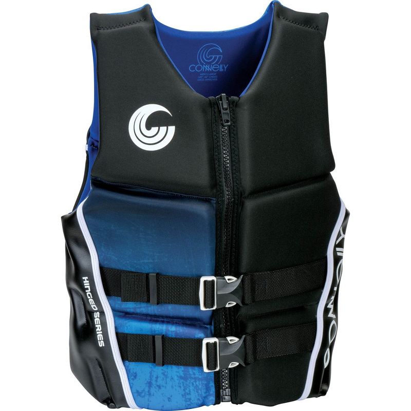 CWB Connelly Classic NEO Neoprene Mens Medium Life Jacket Vest PFD, Black/Blue