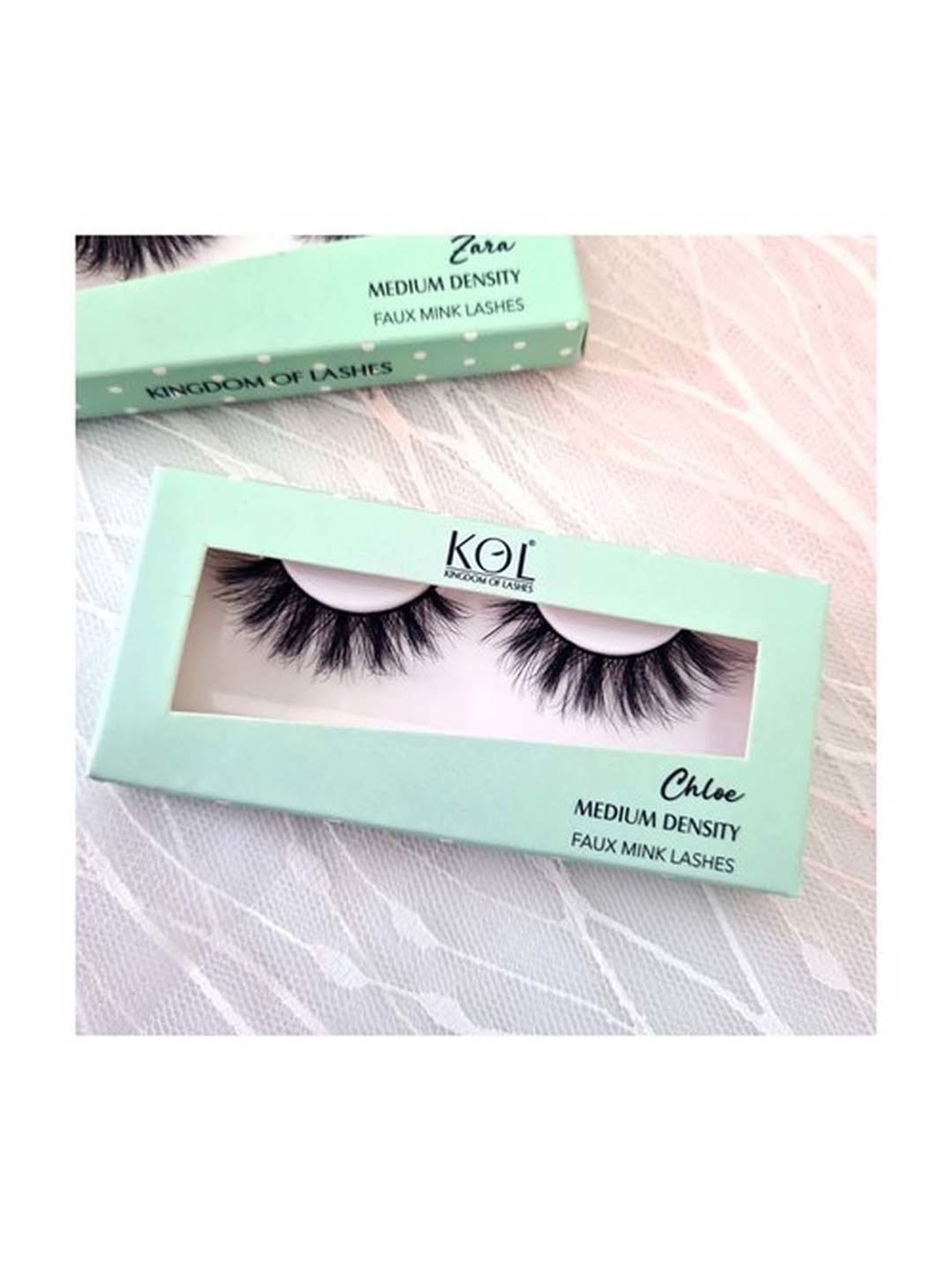 Kingdom Of Lashes Medium Density Eyelashes Chloe - 2 gm