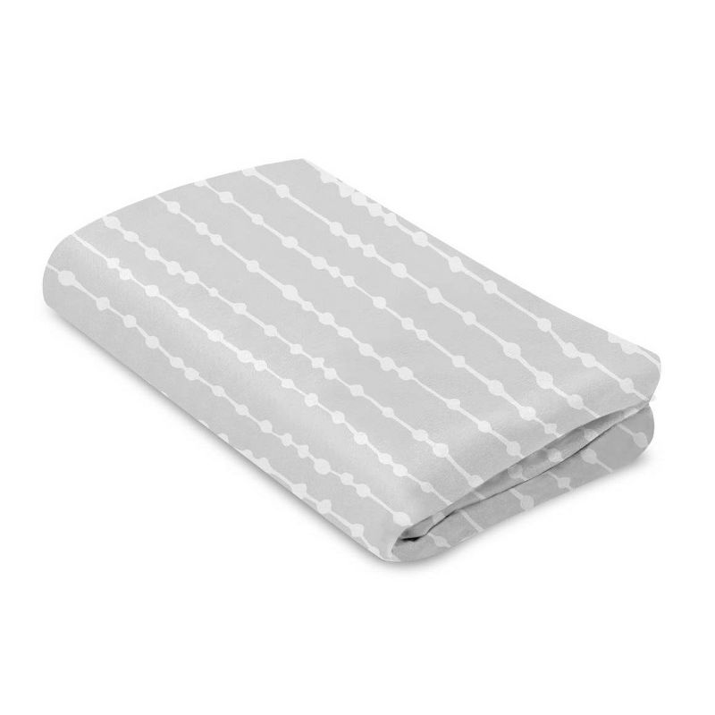 4moms Breeze Waterproof Playard Sheet - Gray Beads