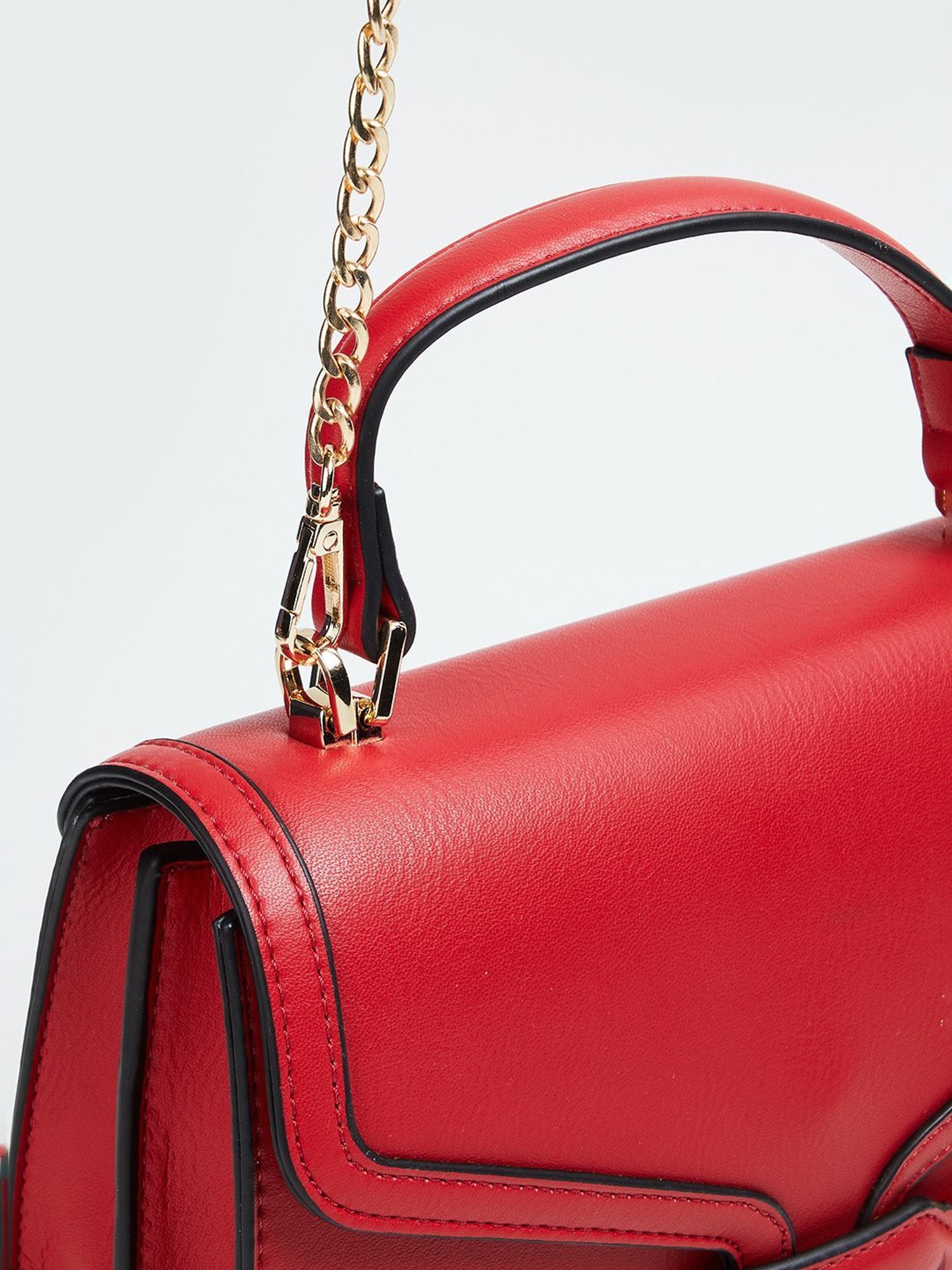 Code by Lifestyle Red Satchel Handbag