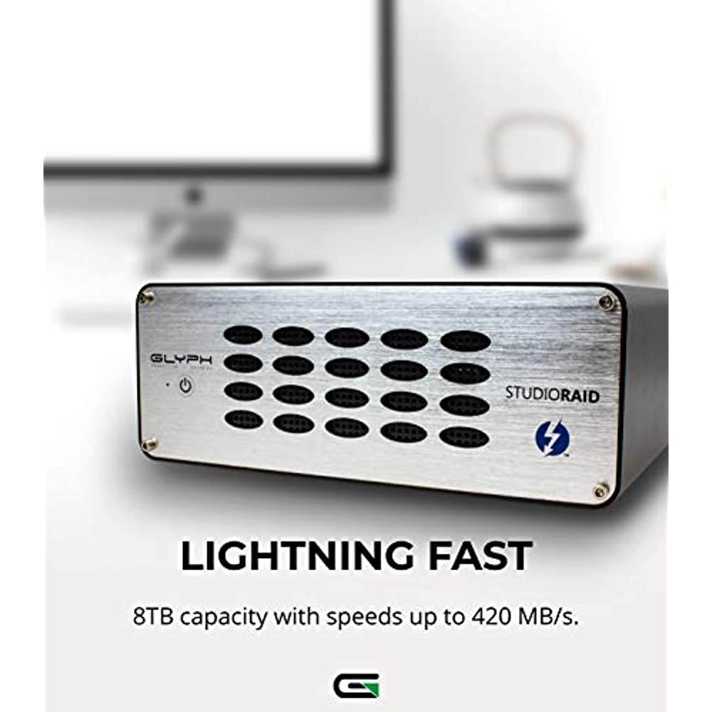 Glyph Studio RAID, 7200RPM, 2x Thunderbolt 2, USB 3