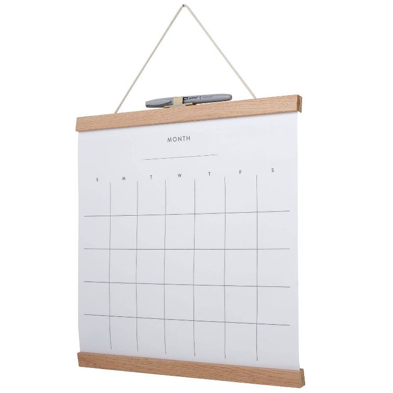 14"x14" Dry Erase Monthly Wall Calendar with Marker - Quartet