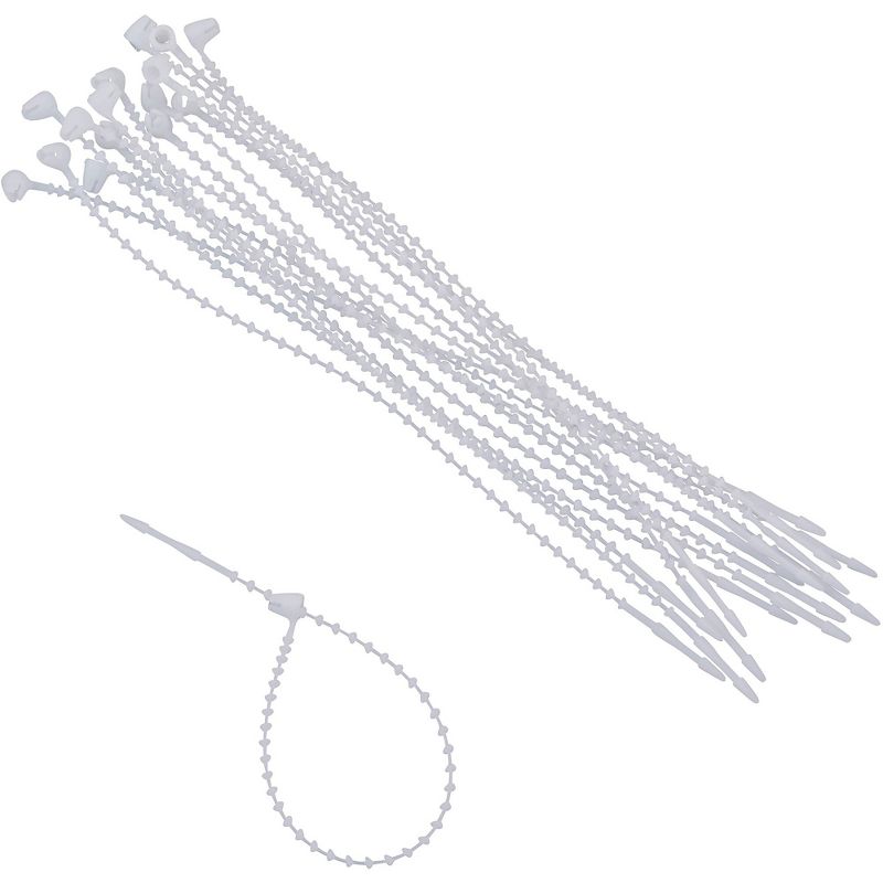 Advantus Cable Tie Permanent 1/10"Wx1/4"Lx5-3/4"H 250/PK White 97535