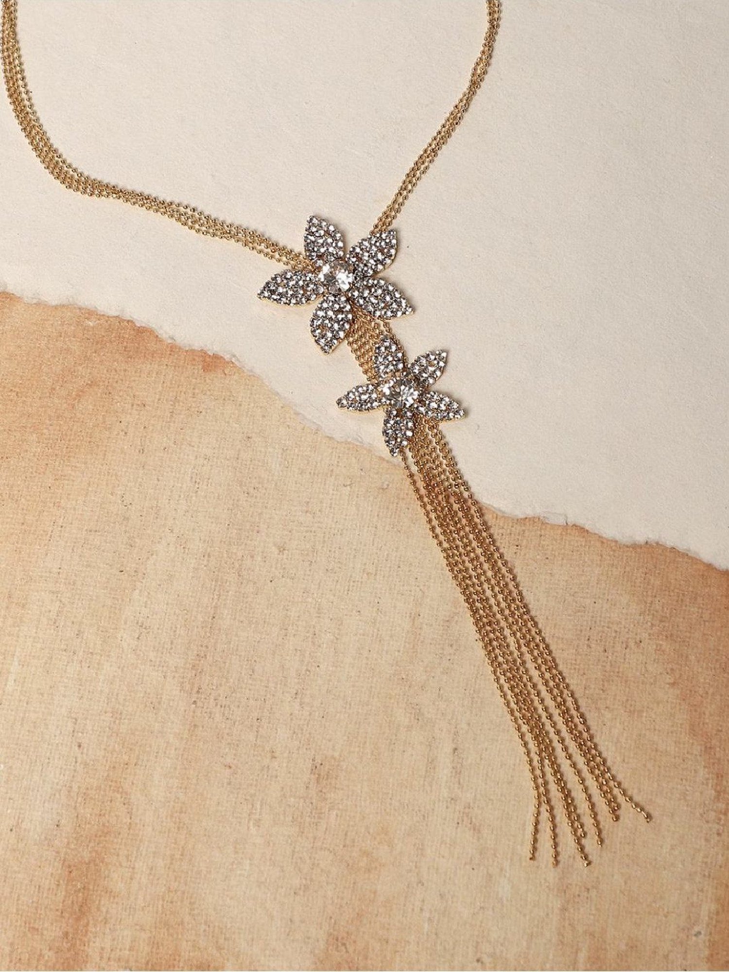 Sohi Women's Starlight Serenade Negligee Necklace