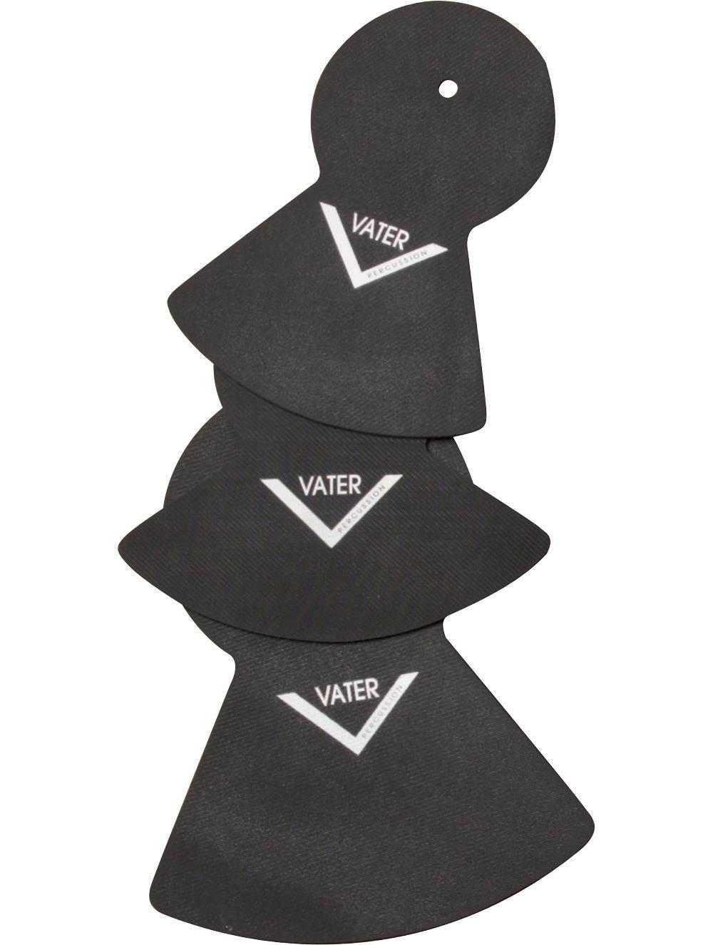 Vater Cymbal Mute Pad Pack (1)Crash, (1)Crash/Ride, (1)Hi-Hat
