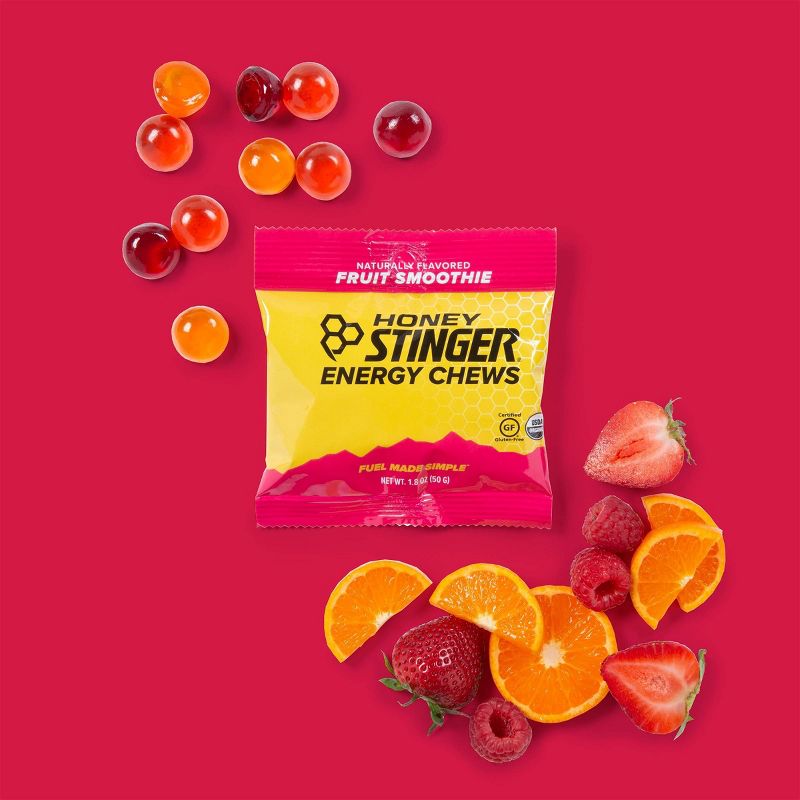 Honey Stinger Organic Fruit Smoothie Nutrition Energy Chews