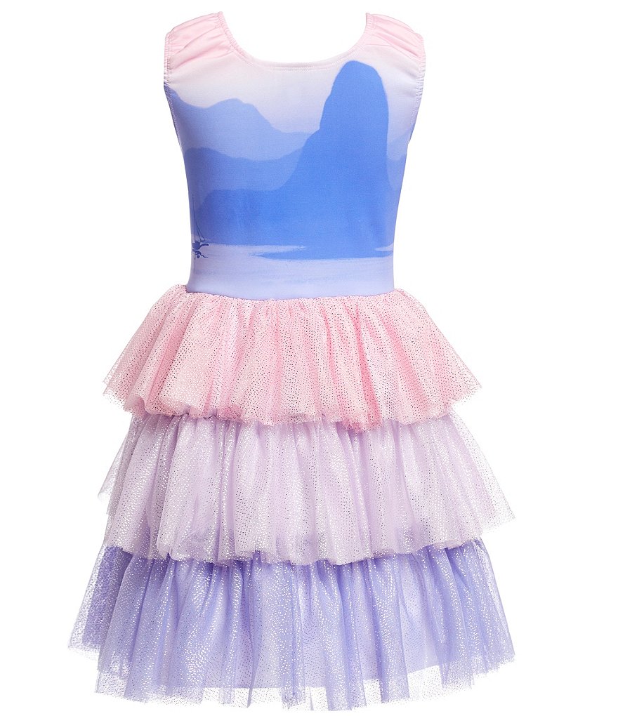 Disney x Pippa & Julie Little/Big Girls 2T-8 Mulan Tiered Tutu Dress