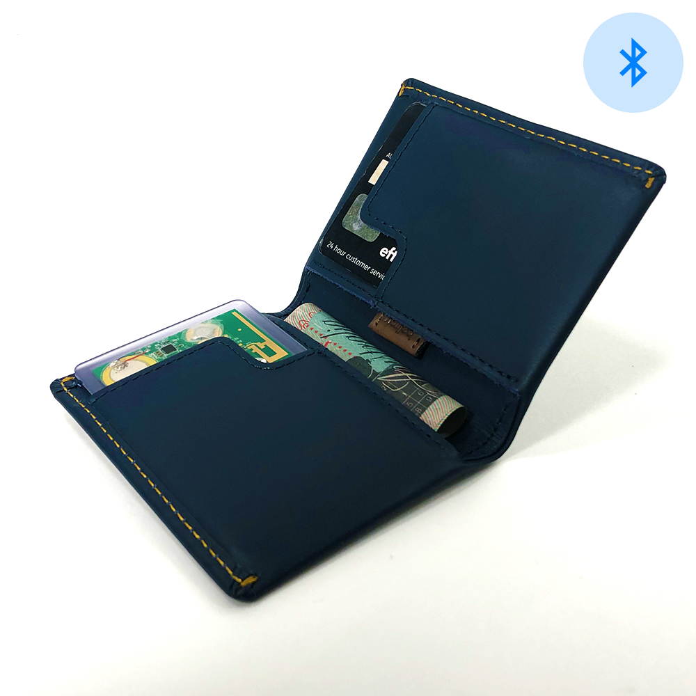 Safedome Recharge Bluetooth Tracking Card, Limited Edition Clear Card, Rechargeable Slim Bluetooth Finder for Lost Phone, Passport, or Wallet, Tracking Device with Free Companion App