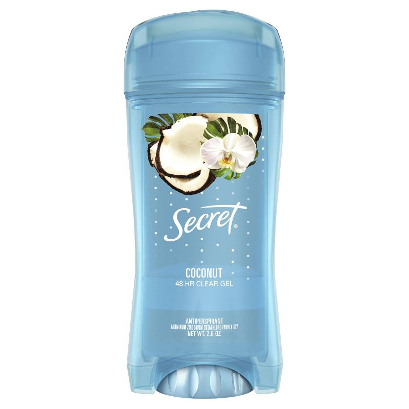 Secret Clear Gel Antiperspirant and Deodorant Coconut Scent - 2.6oz