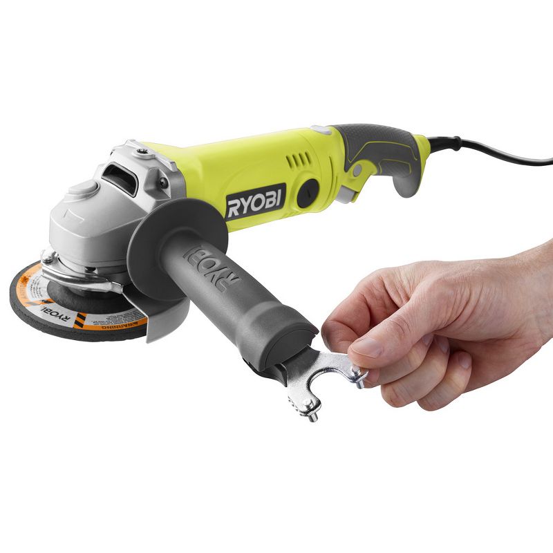 Ryobi ZRAG454 7.5 Amp 4.5 in. Angle Grinder