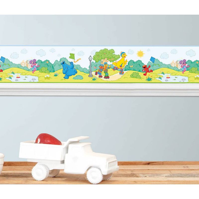 Sesame Street Peel and Stick Wallpaper Border - RoomMates