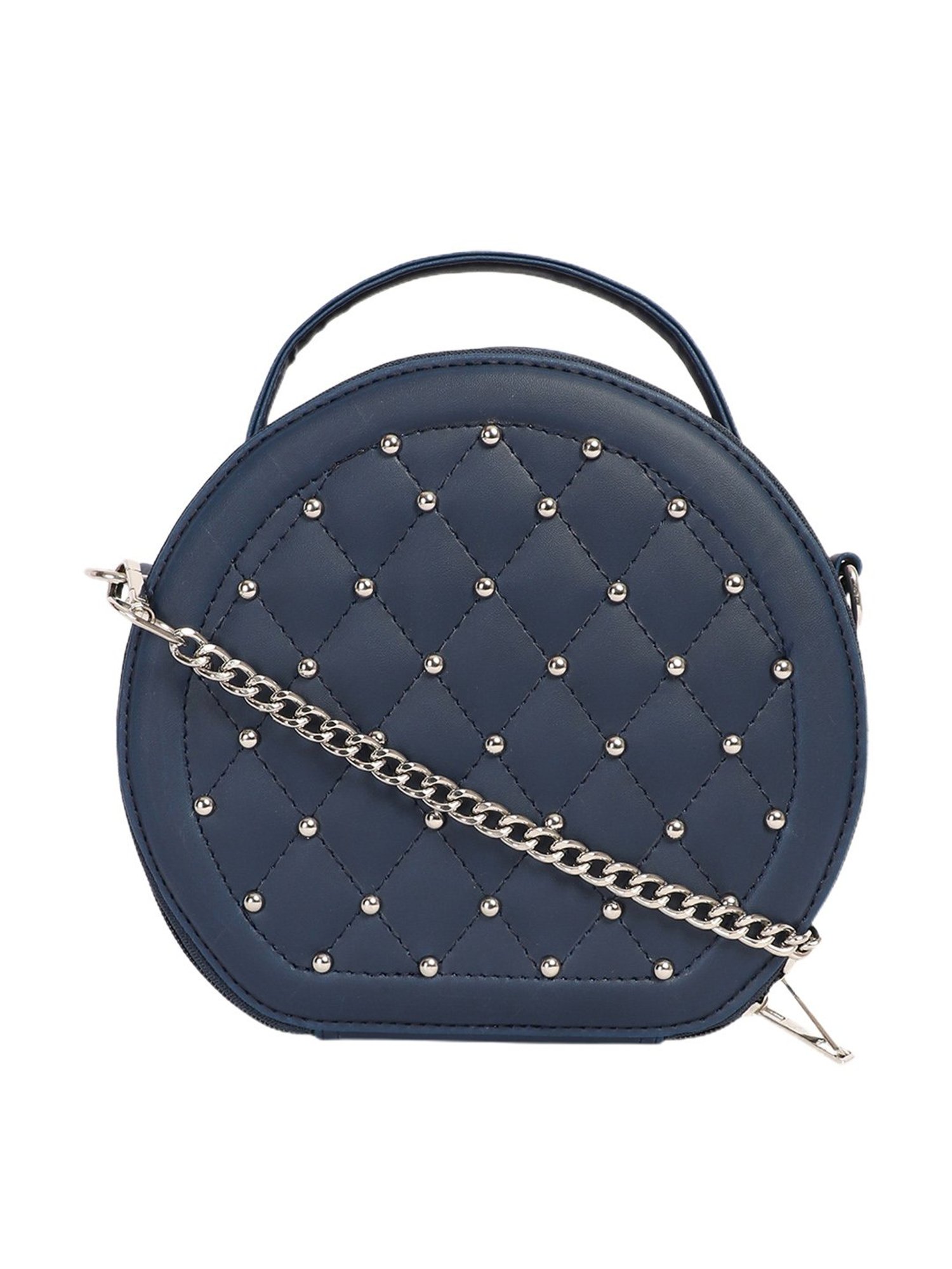 Bagsy Malone Navy Embellished Sling Bag