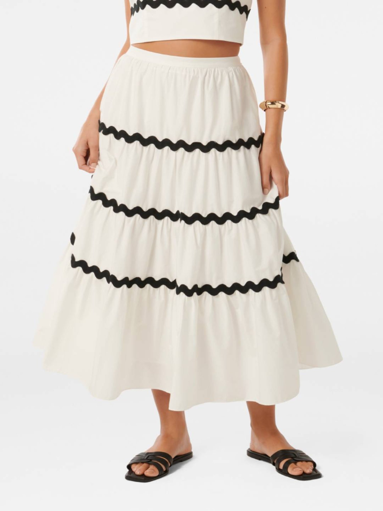 Forever New Lissy Ric Rac Maxi Skirt