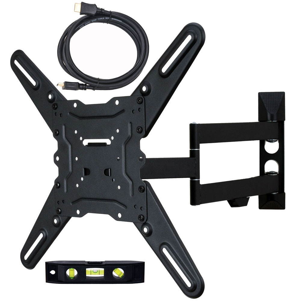 TV Wall Mount Most 26 32 39 40 42 43 46 47 48 50 55" LED LCD Plasma Full Motion Tilt Swivel Arm Bracket
