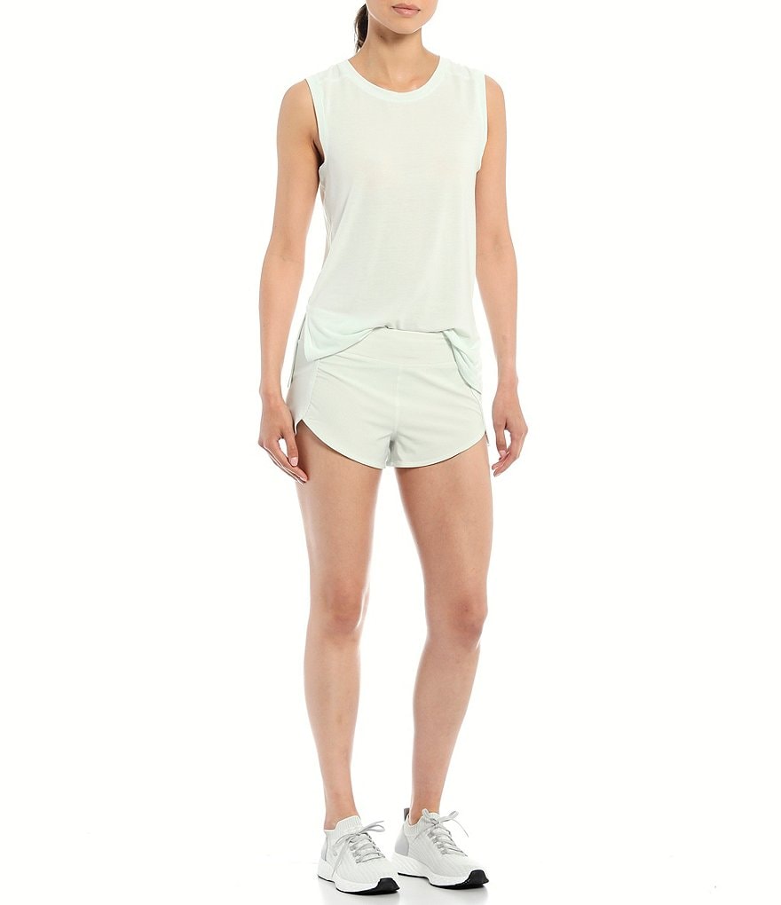 Antonio Melani Motion 4-Way Stretch Back Zipper Pocket Moisture Wicking Shorts