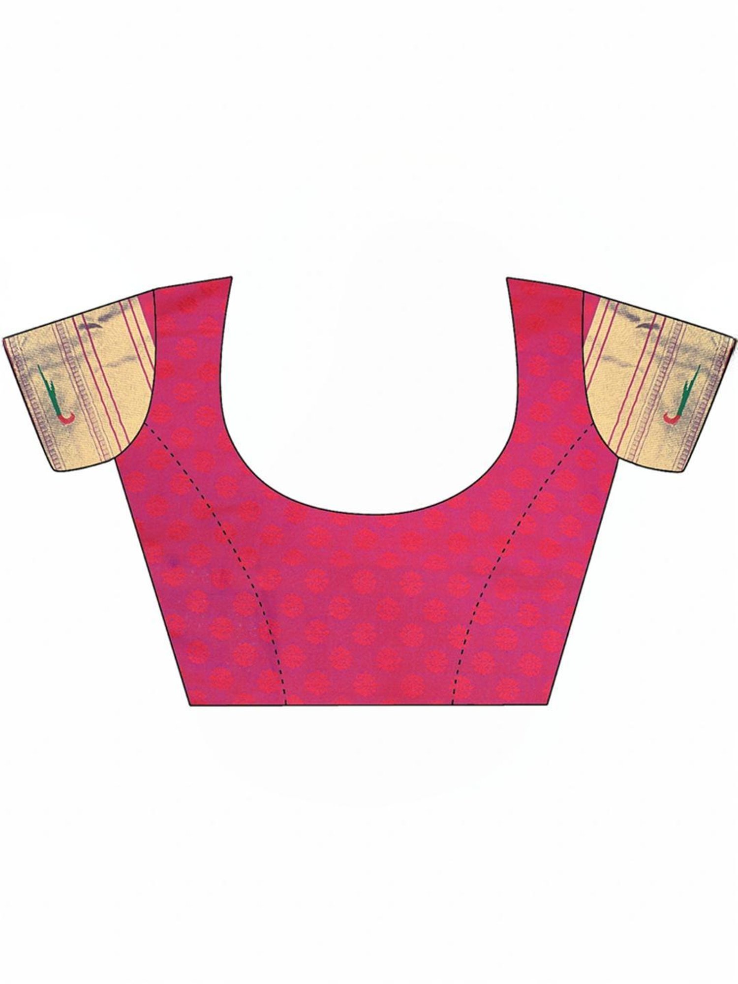 Unnati Silks Grey Cotton Printed Saree With Unstitched Blouse