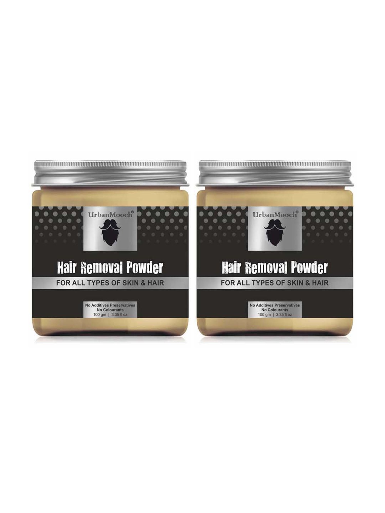 UrbanMooch Instant Hair Removal Powder - Pack of 2 - 200 gm