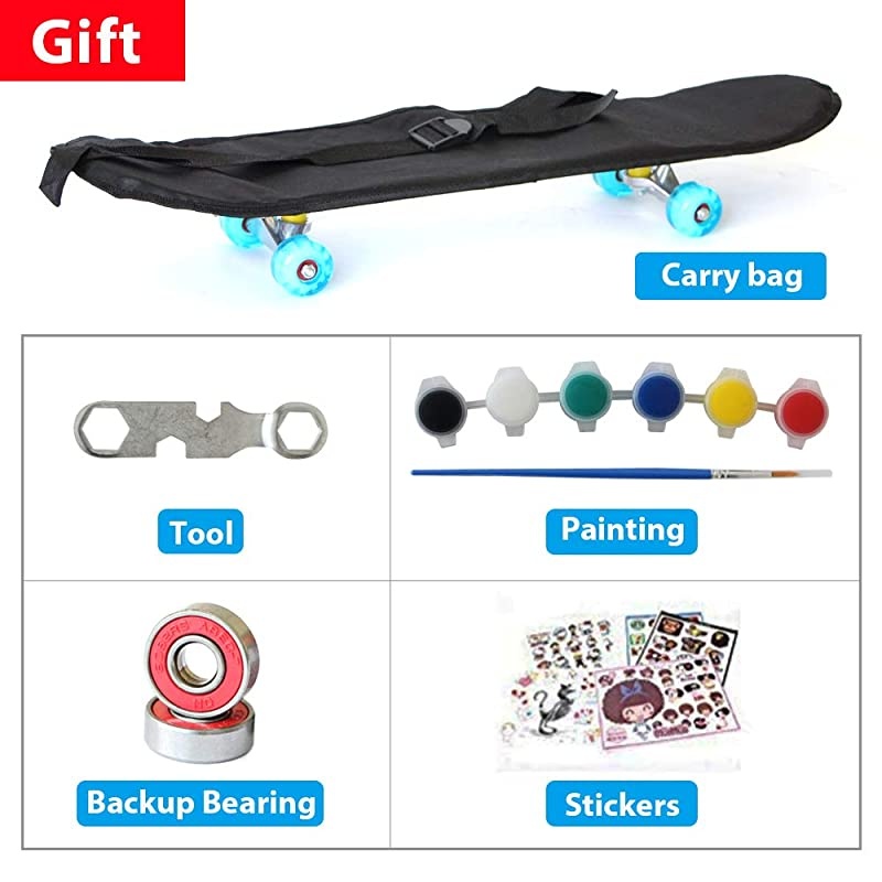 Sport Outdoor Electric Skateboard Longboard Dancing Board Double Rocker Board Waterproof Diamond Griptape Sheet Sticker Deck Sandpaper (Cloud Crance)