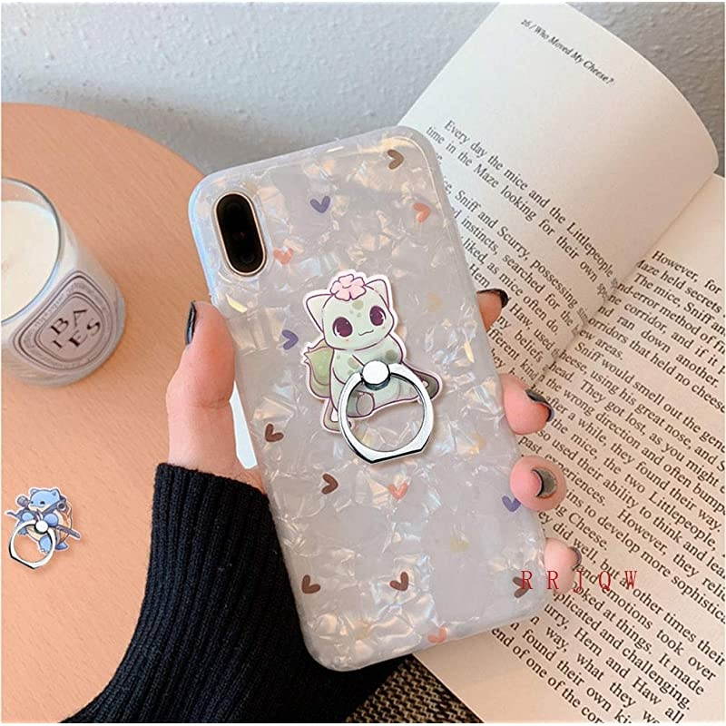 Ring Holder Stand,Ring Stand Holder 360 Rotation Kickstand Finger Ring Cute Grip Stand for Cellphones,Smartphones and Tablets(Blastoise,Bulbasaur)
