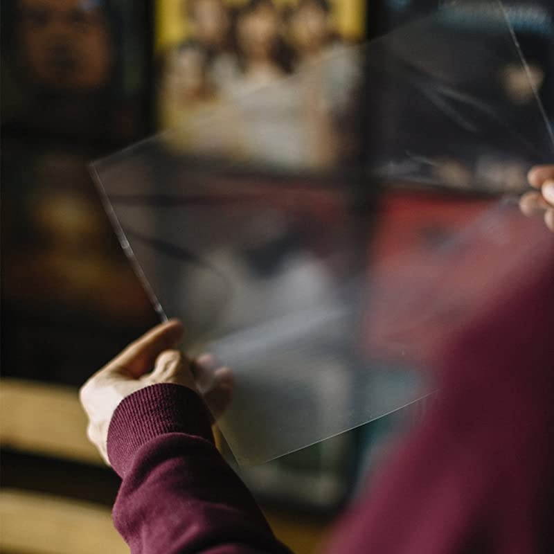 25 Pack HighDensity 3 Mil Outer Record Sleeves for Storage of Standard 12 LP Records and Albums Crystal Clear Polypropylene LP Covers