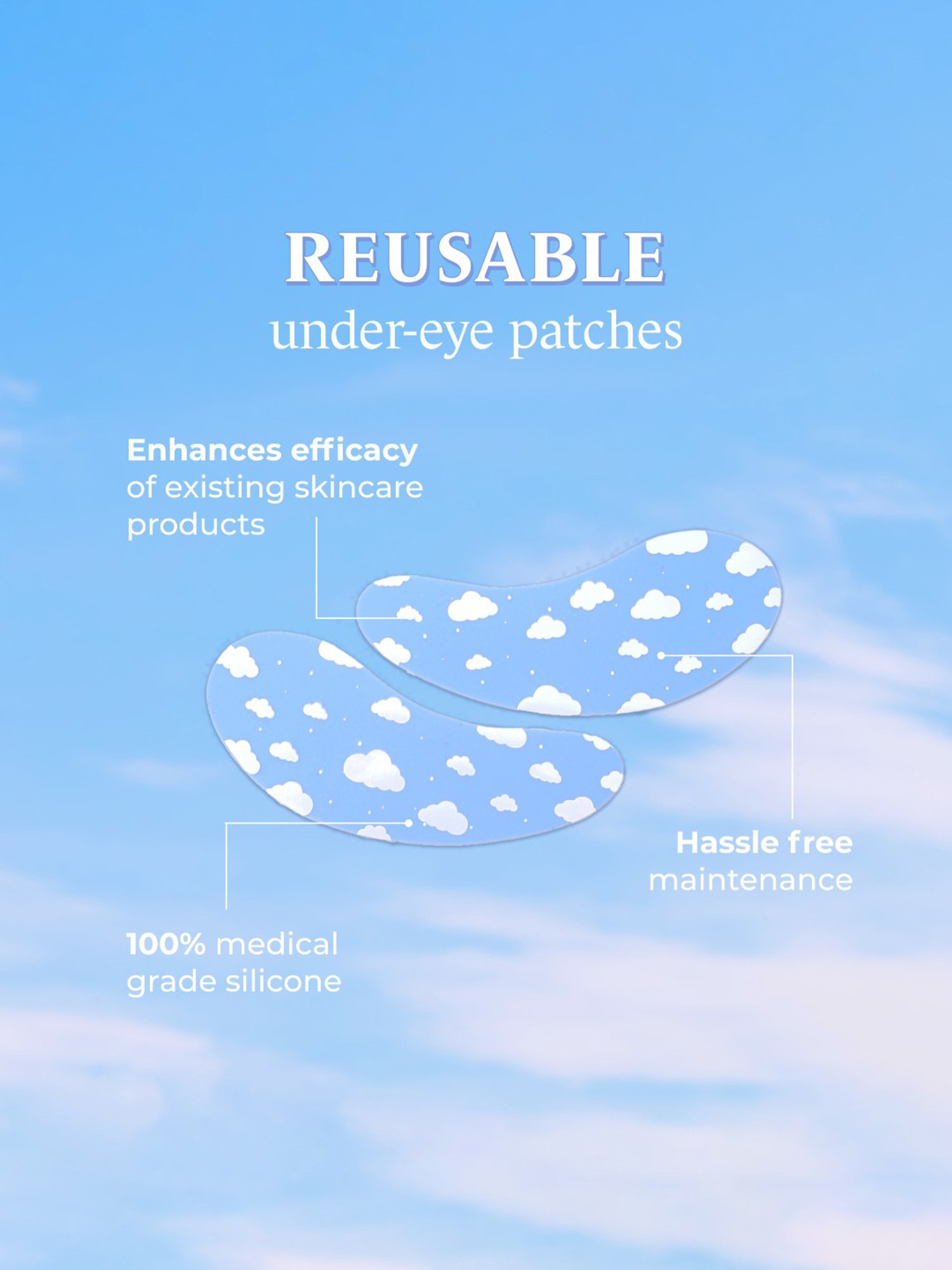 D'You Eyes & Shine Eye Patches - 2 Pieces