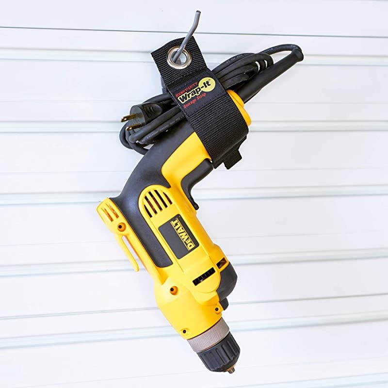 HeavyDuty Straps 13inch 6 Pack Hook and Loop Extension Cord Organizer Hanger Cord Wrap Cable Straps for Cables Hoses Rope for Home RV and Garage Storage and Organization