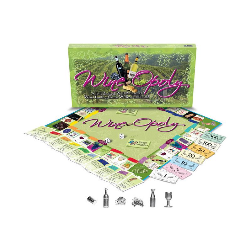 Late For The Sky Wine-Opoly Board Game