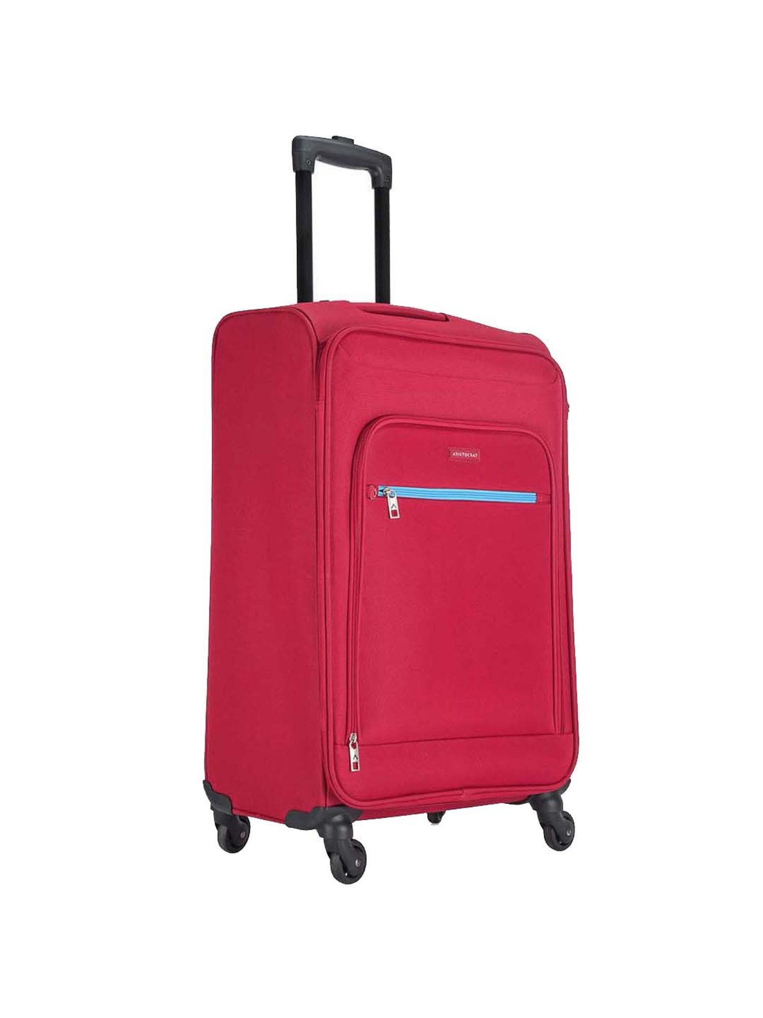 Aristocrat Red Large Soft Cabin Trolley - 78 cm