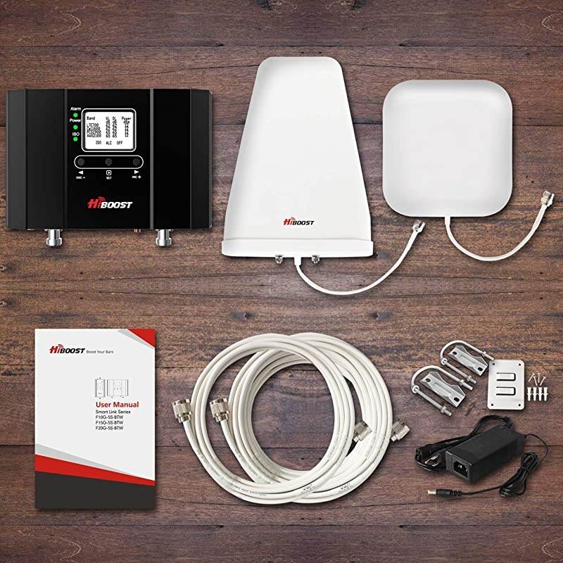 10K Smart Link - Cell Phone Signal Booster - Improves Reception on Phones, Tablets and Hotspots - Cell Booster to Support all Carrier - For Homes and Offices. Boost up to 4,000 - 10,000 Sq. Ft