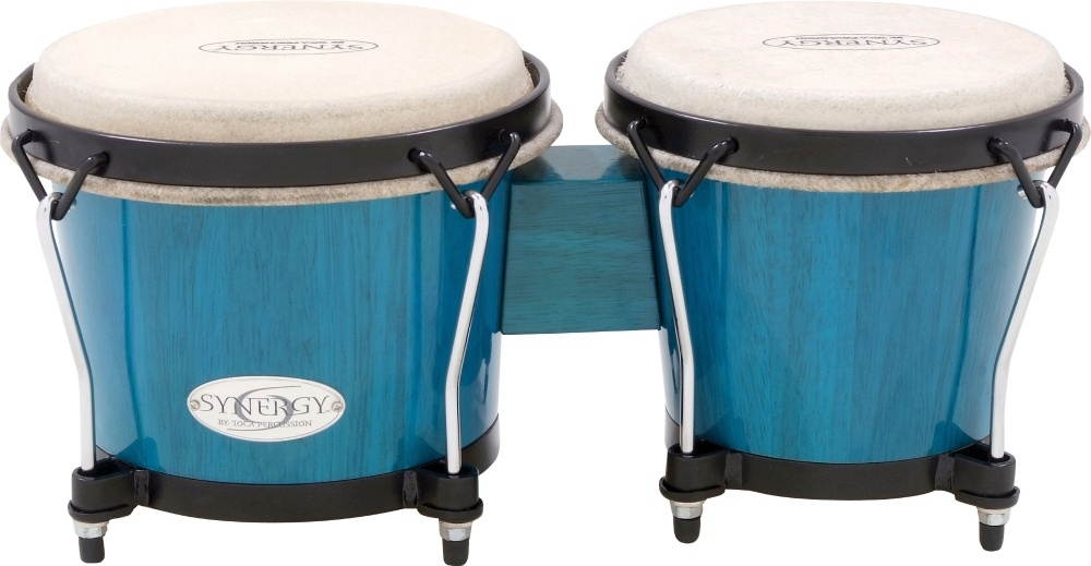 Toca Synergy 6 & 6-3/4 Inch Bongos Blue