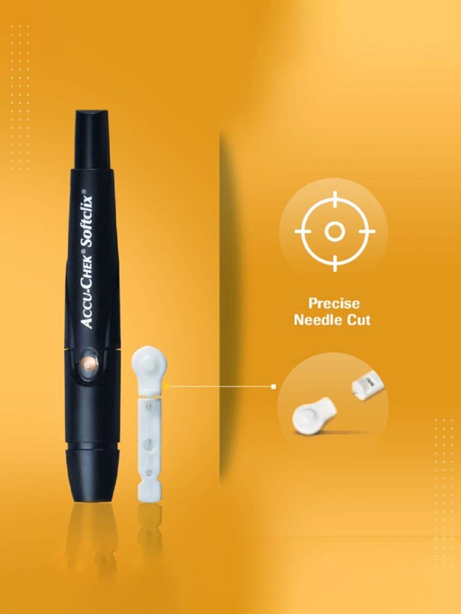 Accu Chek Softclix Lancet Pack of 200 (Multicolor)