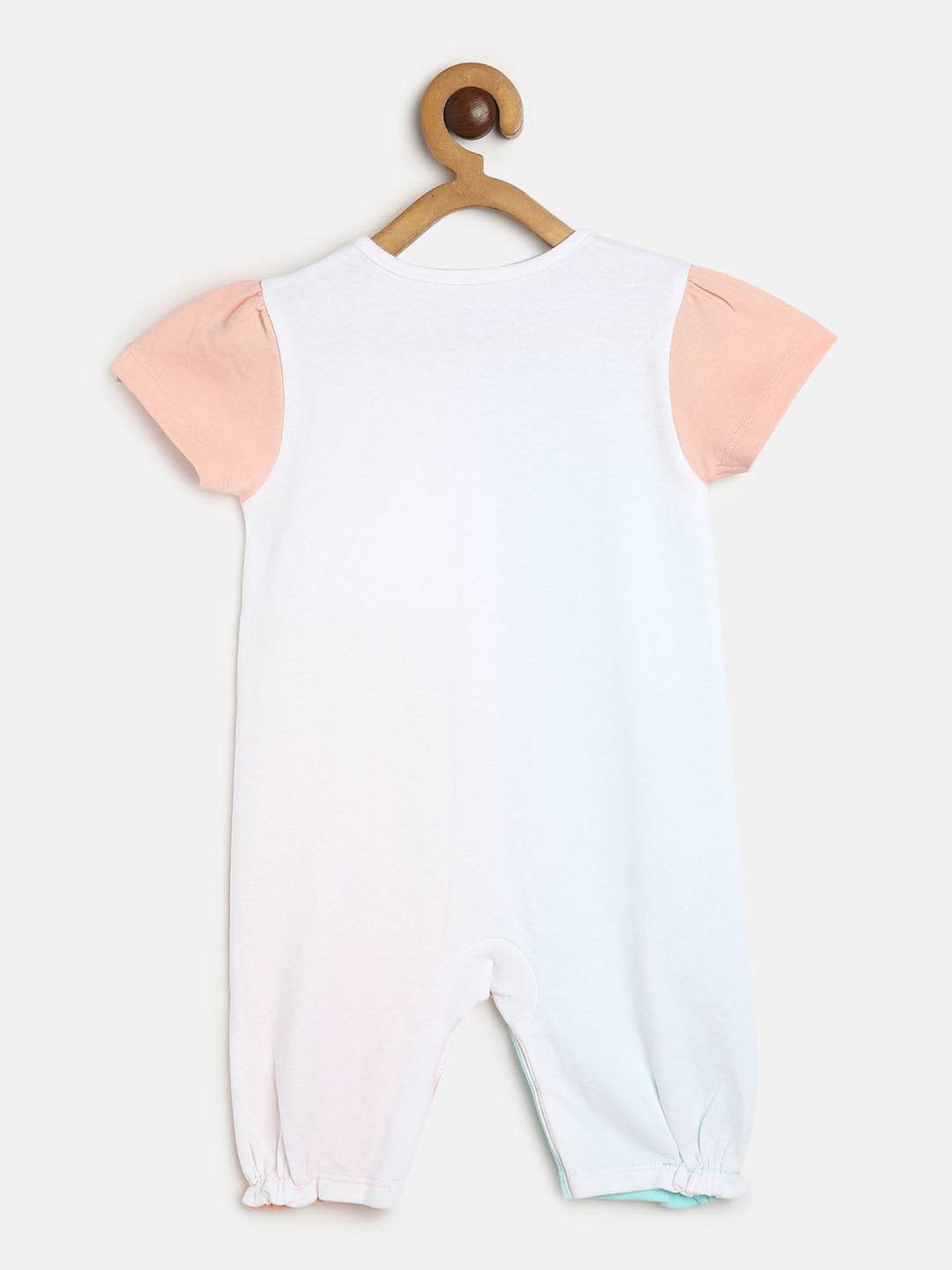 Berrytree Organic Kids Black Cotton Animals Print Rompers