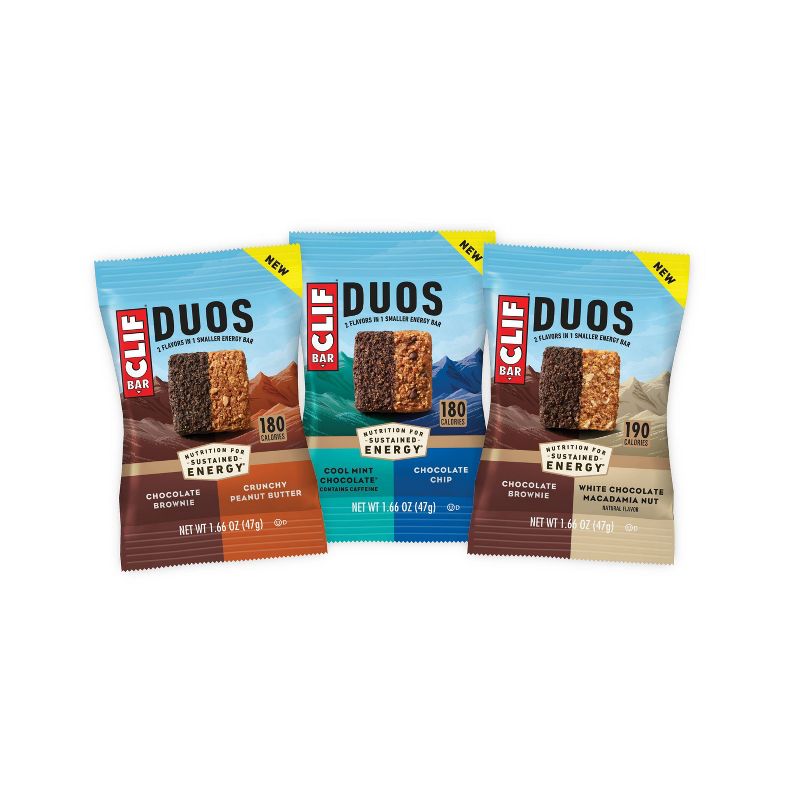 Clif Bar Duos Variety Pack - 19.92oz