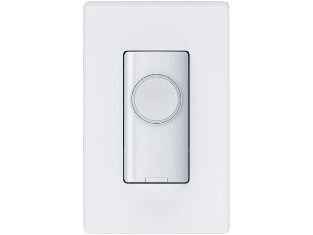 C by GE On/Off 3-Wire Smart Switch Button Style, 1 Pack White - Wi-Fi, Works with Alexa and Google Assistant Without a Hub, No Neutral Wire Required, Single-Pole/3-Way Replacement