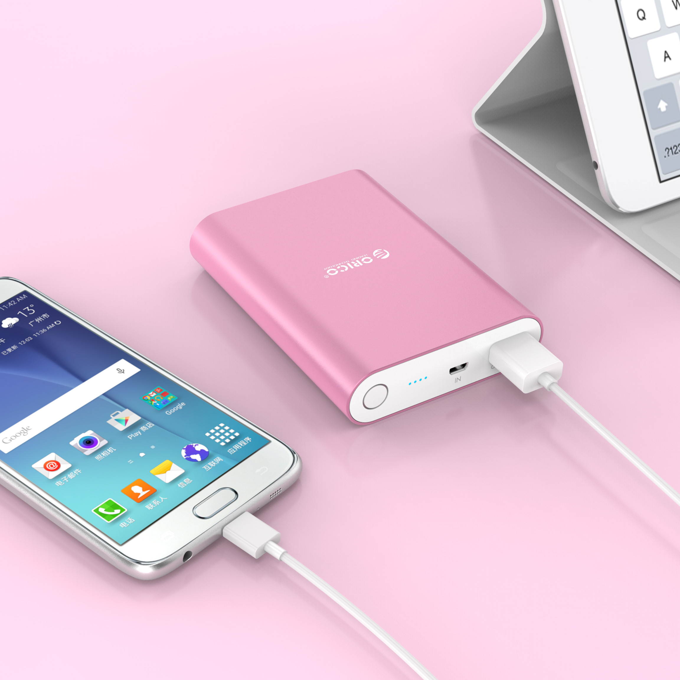 ORICO QC2.0 Power Bank 10400mA High Capacity Universal Portable Quick Charger For Iphone 6/6S/6SPlus Galaxy S6/S6 Edge/Note 4/Note Edge,Droid Turbo,Moto X,HTC One M8/M9,Tablet and More -PK (Q1)