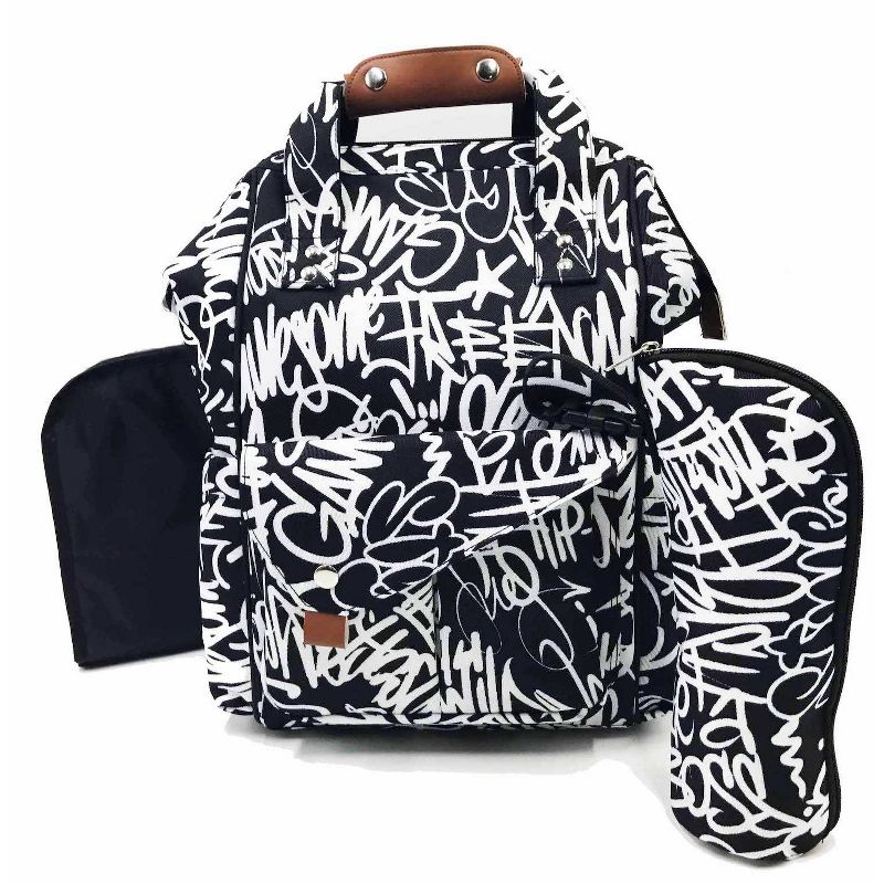 The Physics of HipHop Diaper Bag - Black
