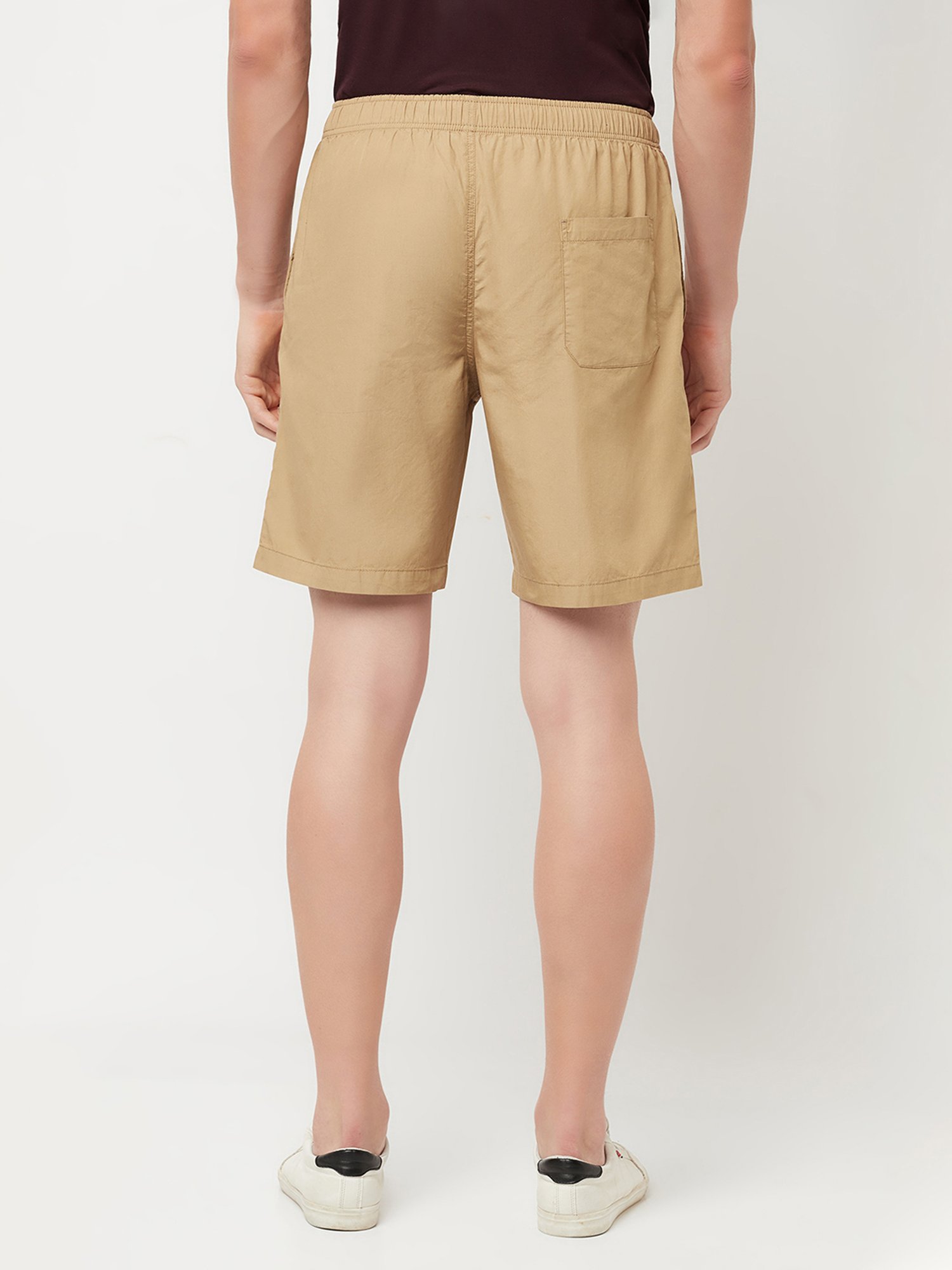 Octave Khaki Regular Fit Shorts