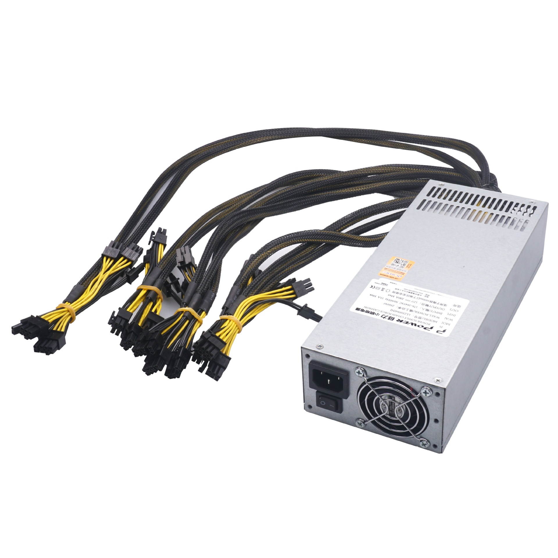 2500W PC Power Supply for Bitcoin Miner 2500W Mining Machine PSU Power Supply for Bitcoin Litecoin Antminer  Computer adapter ATX case power supply