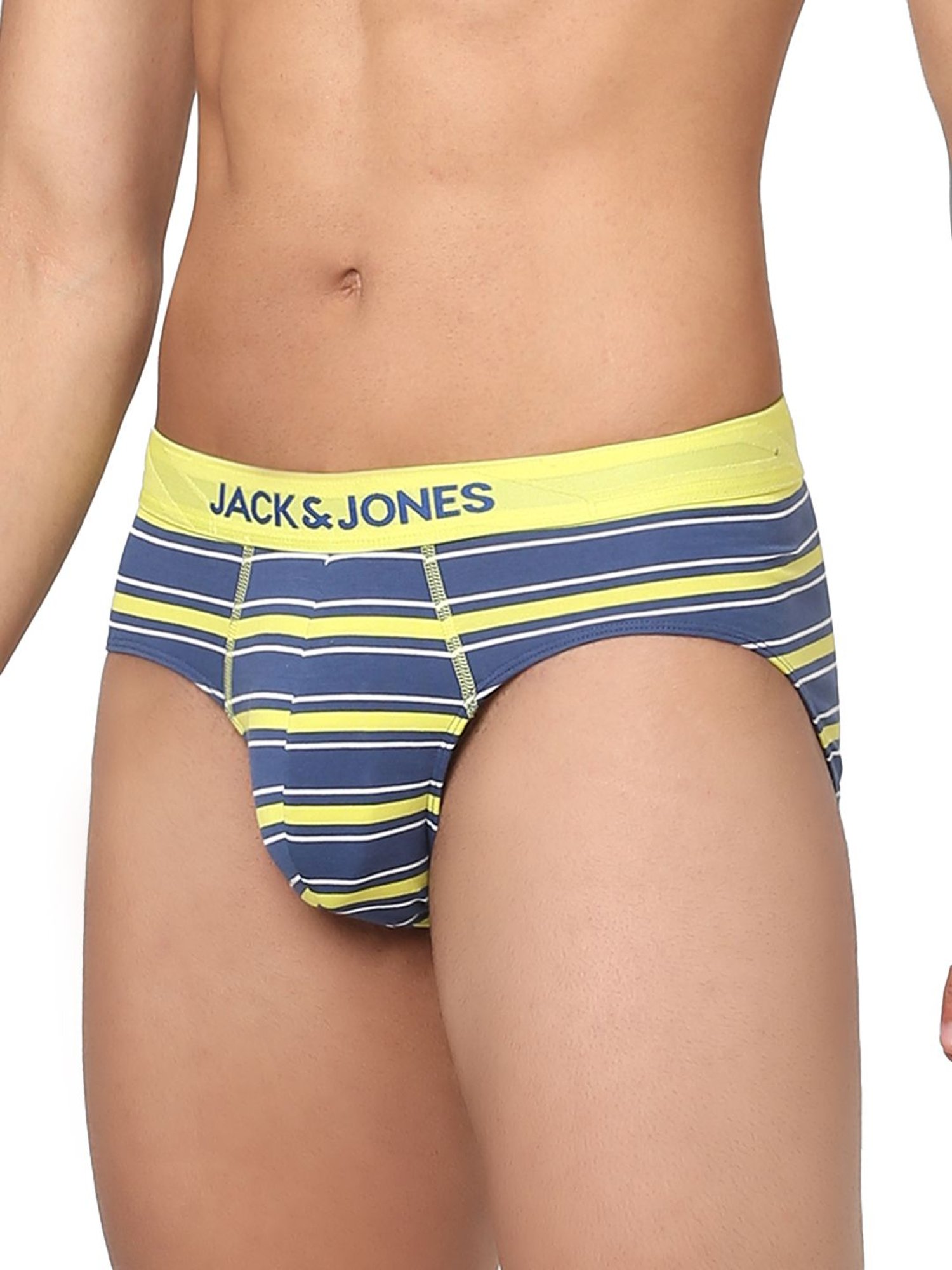 Jack & Jones Medium Blue Striped Briefs