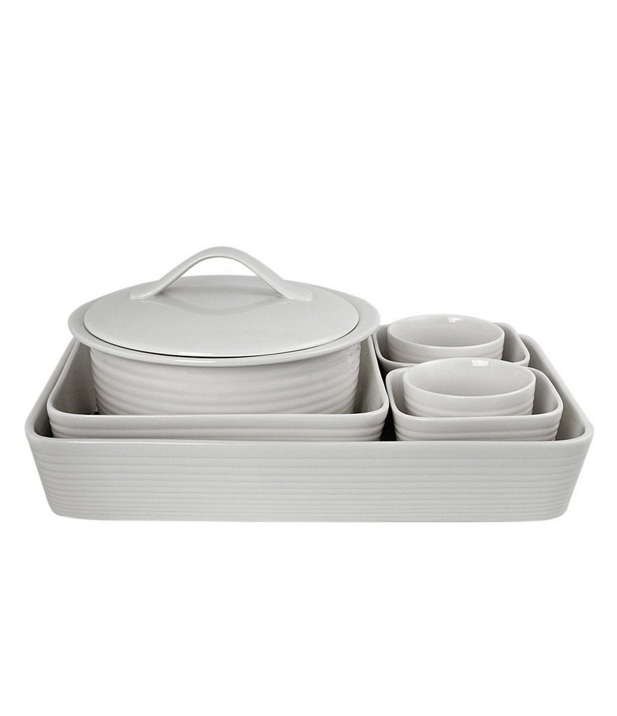 Royal Doulton Exclusively for Gordon Ramsay Maze White 7-Piece Bakeware Set