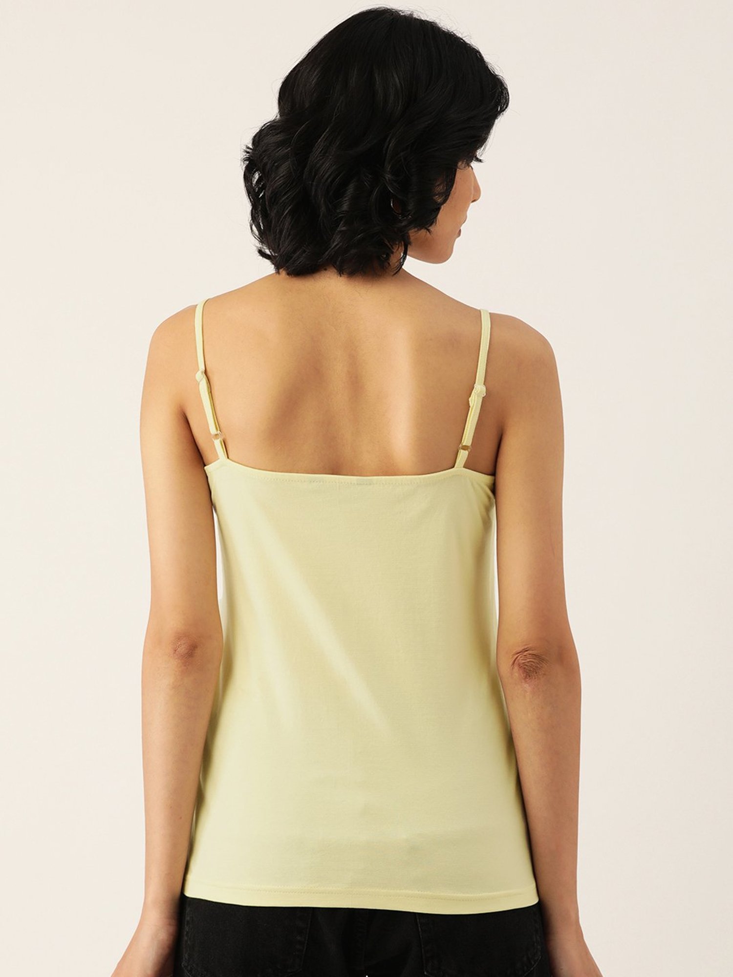 BRINNS Cream Box Spaghetti Top