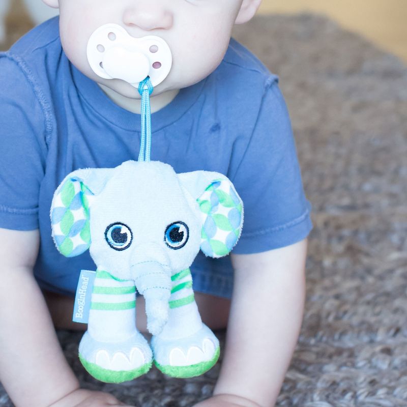 Plush PaciPal / PaciGrip Combo Set Elephant